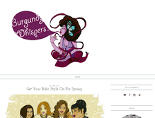 Tablet Screenshot of burgundywhispers.com